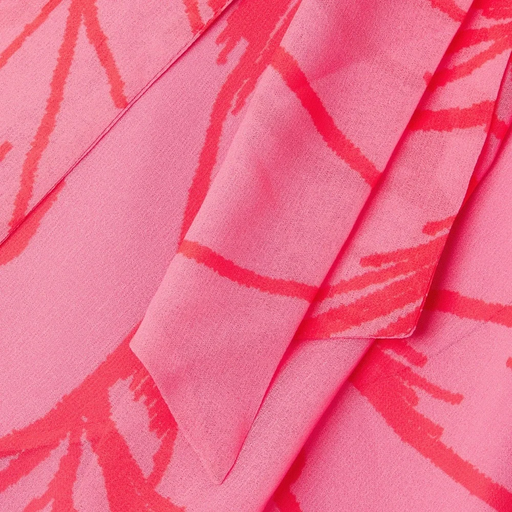 Hutch Beck Chiffon Floral Wrap Maxi Dress NWT Size XS - Picture 5 of 16